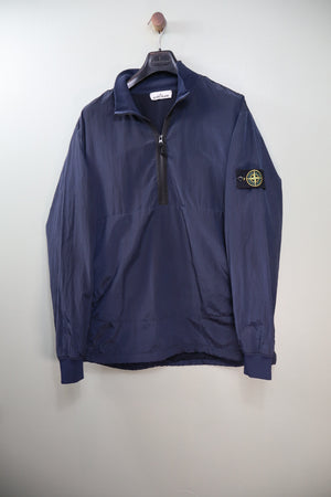 Stone Island Navy Nylon Metal Smock