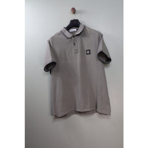 Stone Island Khaki Slim Fit Polo