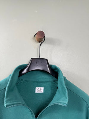 C.P. Company Turquoise 1/4 Zip Jumper
