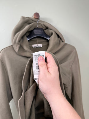 Stone Island Khaki Hoodie