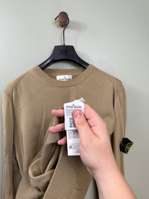 Stone Island Khaki Knit Jumper