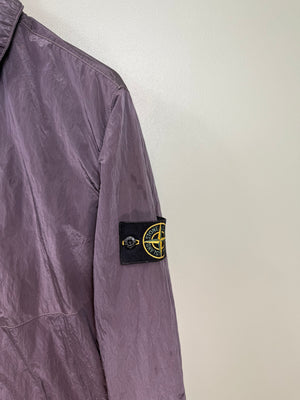 Stone Island Purple Nylon Metal Overshirt