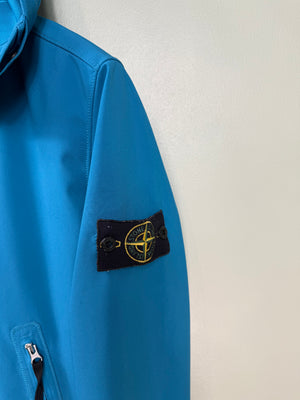 Stone Island Aqua Blue Soft Shell Jacket