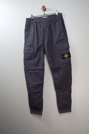 Stone Island Grey RE-T Cargo Bottoms