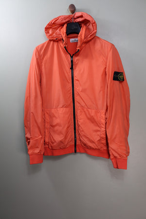 Stone Island Orange Crinkle Reps Jacket
