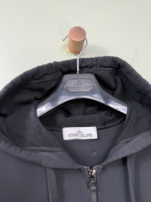Stone Island Black Zipped Hoodie