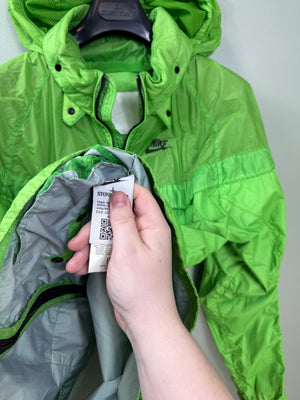 Stone Island x Nike Green Hyper Light Membrana Jacket