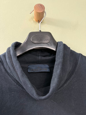 Stone Island Navy Ghost Mock Neck Jumper