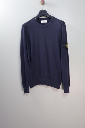 Stone Island Navy Knit Jumper