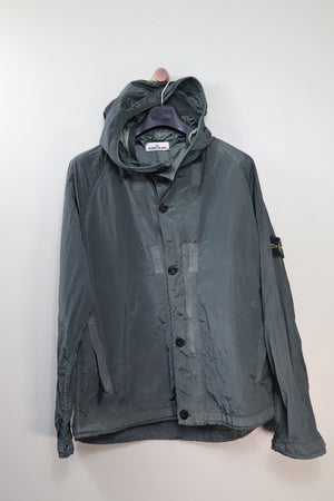 Stone Island Green Nylon Metal Jacket