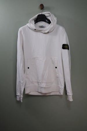Stone Island White Hoodie