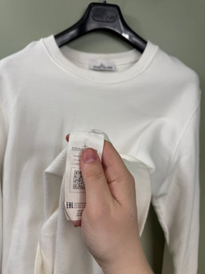 Stone Island White Jumper