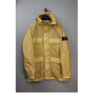 Stone Island Yellow Lamy Flock Parka Jacket