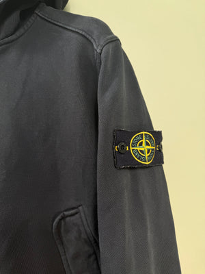 Stone Island Black Zipped Hoodie