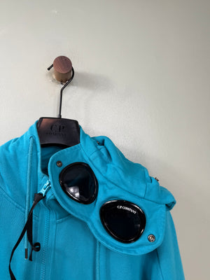 C.P. Company Aqua Blue Goggle Hoodie