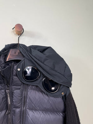 C.P. Company Black D.D. Shell Knit Down Jacket