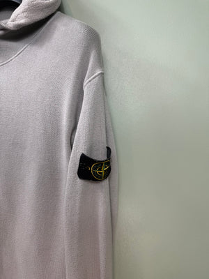 Stone Island Grey Zipped Hoodie