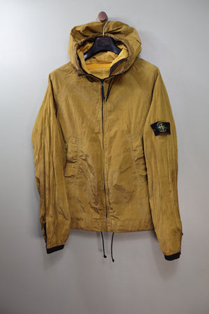 Stone Island Yellow Nylon Metal Jacket