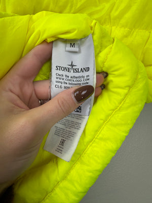 Stone Island Yellow Garment Dyed Down Gilet