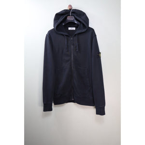 Stone Island Black Zipped Hoodie
