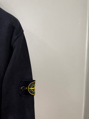 Stone Island Black 1/4 Zip Jumper