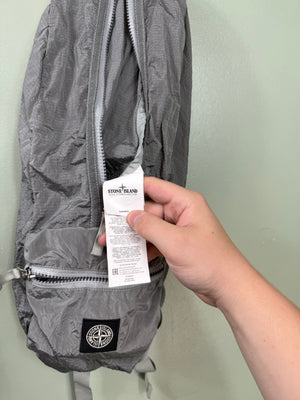 Stone Island Grey Nylon Metal Bag