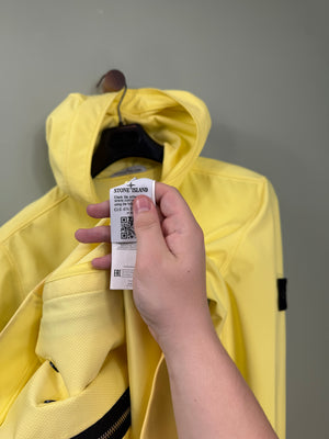 Stone Island Yellow Soft Shell Jacket
