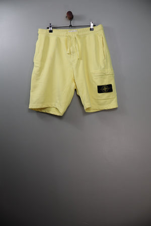 Stone Island Yellow Shorts