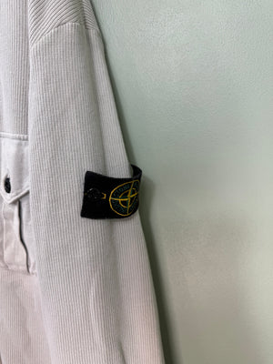 Stone Island Beige Needle Cord Overshirt