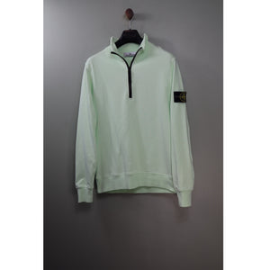 Stone Island Pastel Green 1/4 Zip Jumper