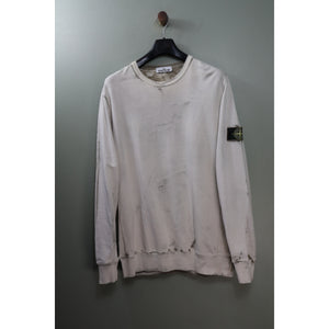 Stone Island Khaki Hand Corrosion Jumper