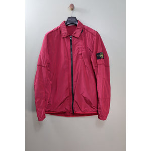 Stone Island Cherry Nylon Metal Overshirt