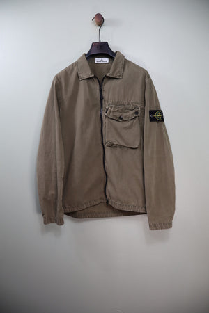 Stone Island Khaki Overshirt