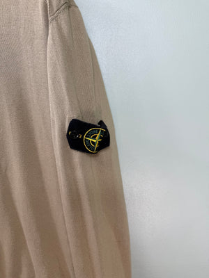 Stone Island Khaki Knit Jumper