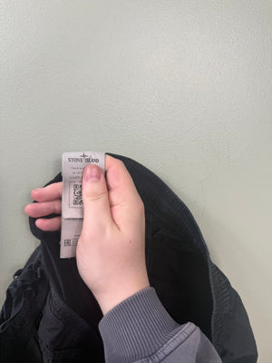 Stone Island Black RE-T Cargo Bottoms