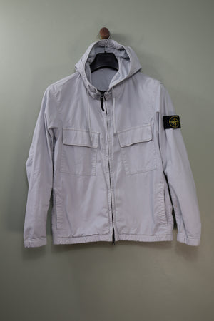 Stone Island Ice Blue Supima Cotton Stretch Jacket