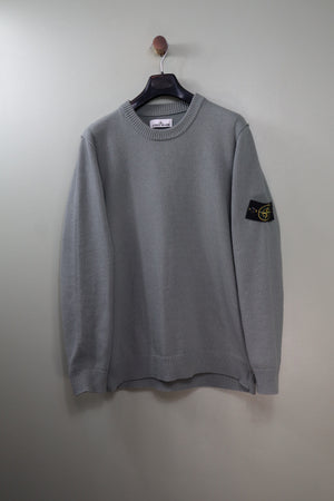 Stone Island Grey Knit Jumper