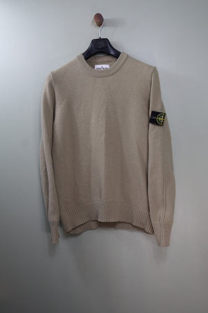 Stone Island Green Knit Jumper
