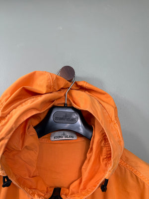 Stone Island Orange Supima Cotton Twill Jacket