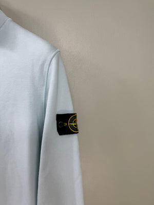 Stone Island Baby Blue 1/4 Zip Jumper