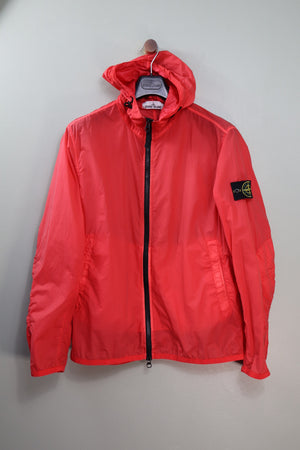 Stone Island Red Lamy Velour Jacket