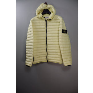 Stone Island Yellow Loom Woven Down Jacket