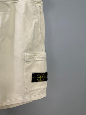 Stone Island Pastel Yellow Shorts