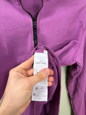 Stone Island Purple 1/4 Zip Jumper