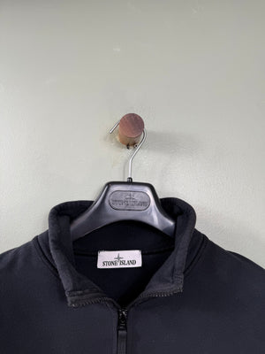 Stone Island Black 1/4 Zip Jumper