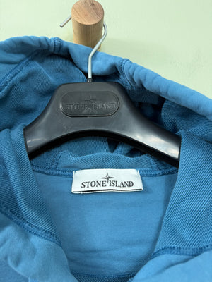 Stone Island Blue Full Zip Hoodie