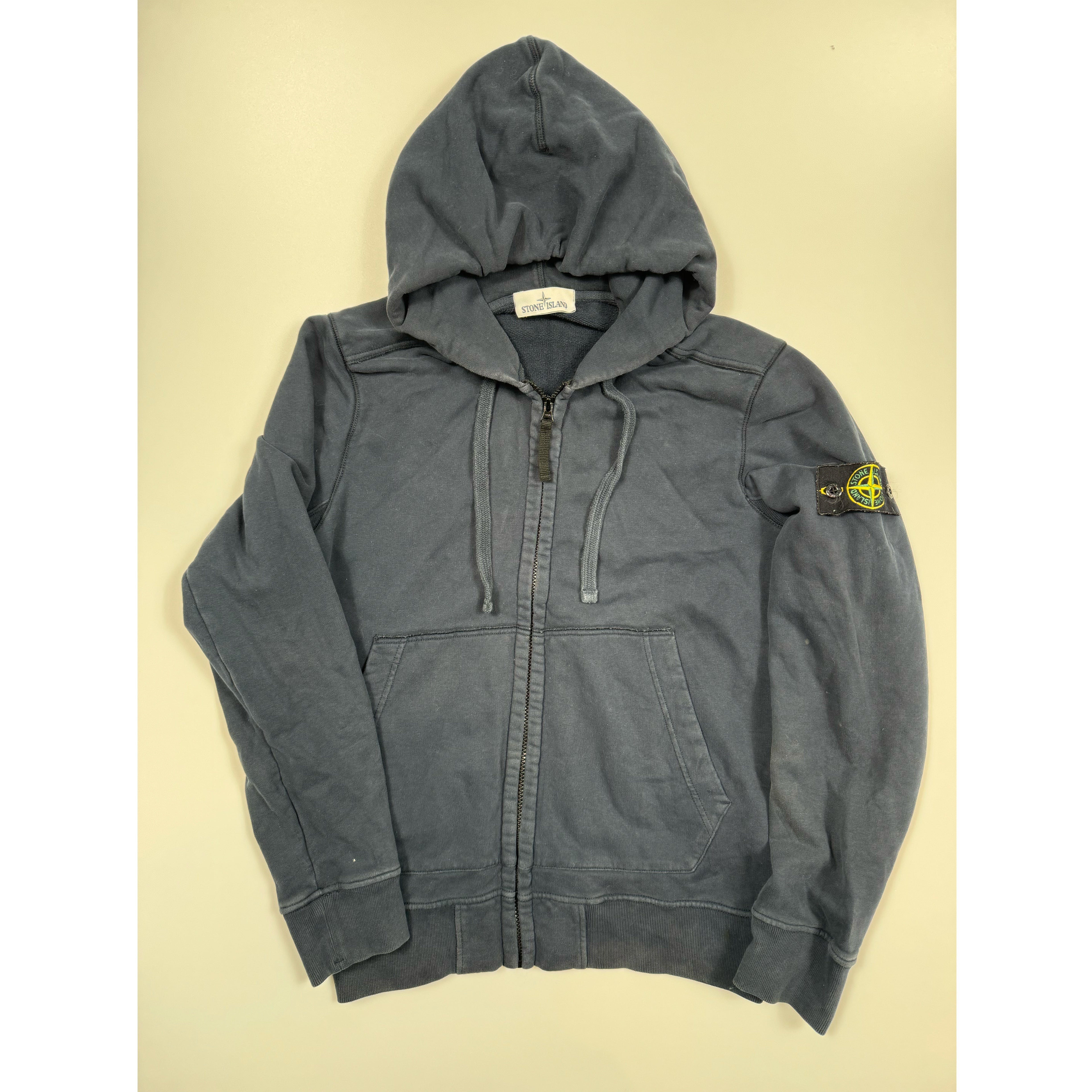 Stone Island Navy Hoodie HeatfromTS