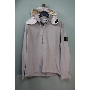 Stone Island Beige 1/4 Zip Hoodie