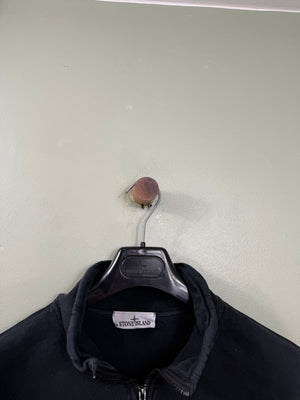 Stone Island Black 1/4 Zip Jumper