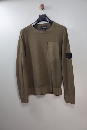 Stone Island Khaki Shadow Project Jumper